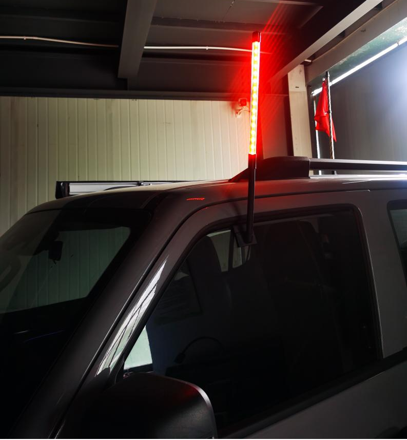 Зажим для окна автомобиля, флагшток, фонарь