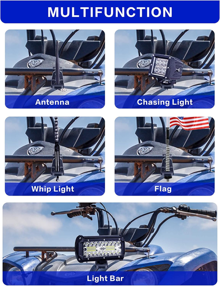 Установите светодиодные штыревые фонари