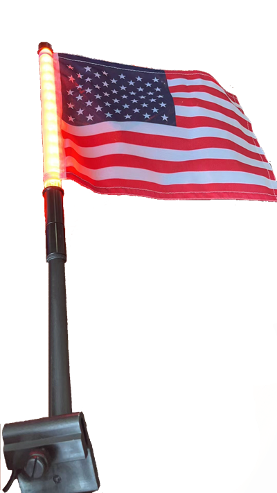 Флагшток с оконным зажимом