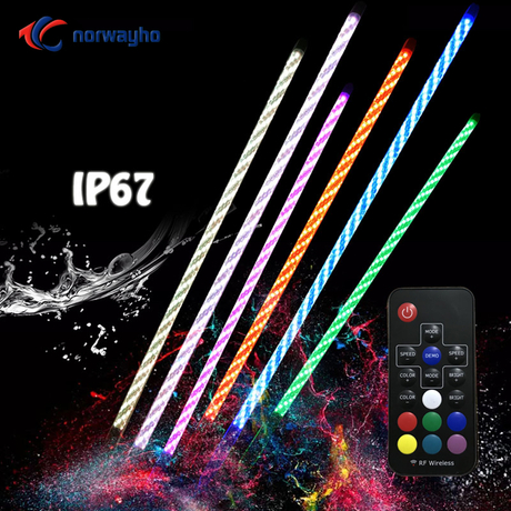 NWH-WRGB Одиночные и парные штыри в обертке с цветной светодиодной подсветкой RGB